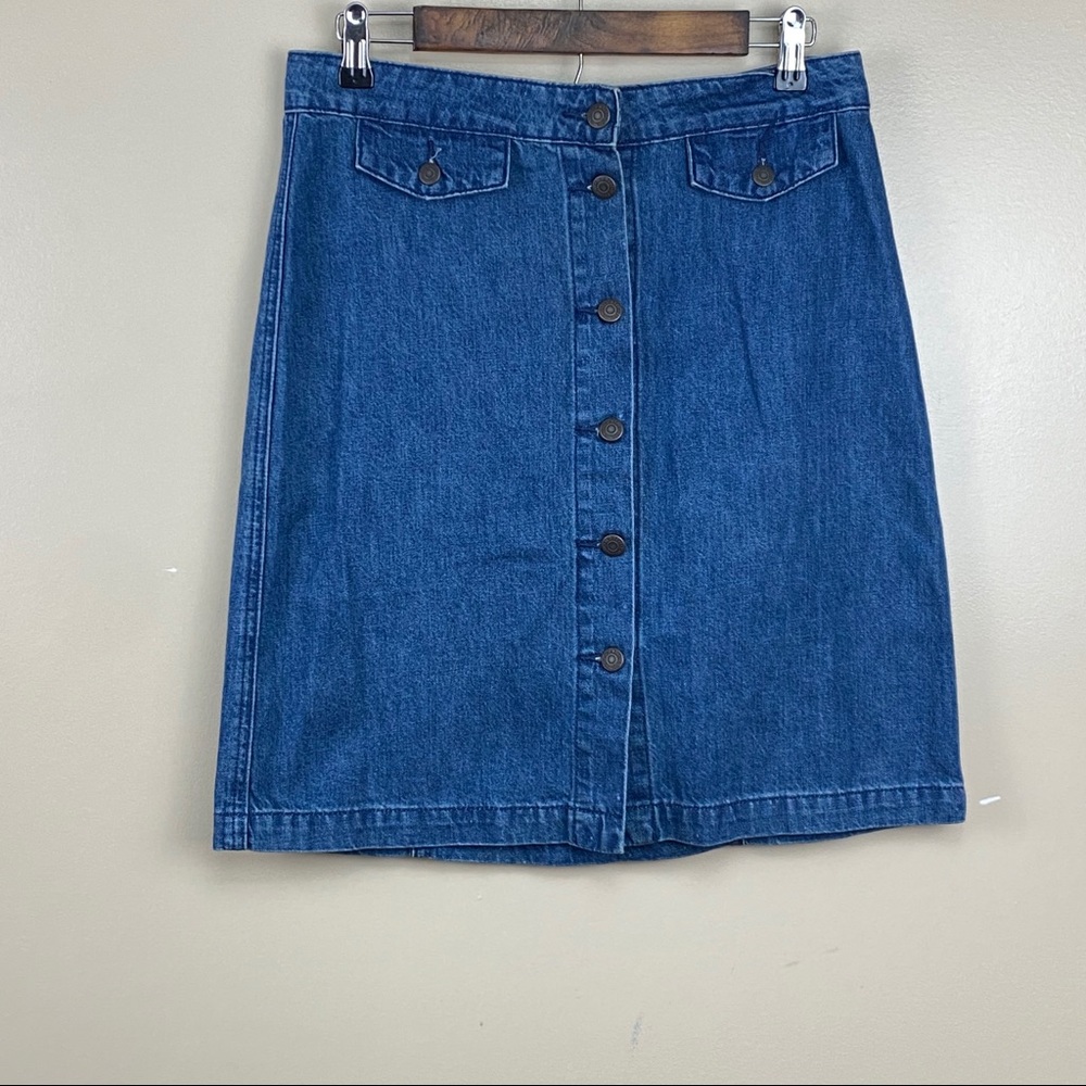 Old Navy Blue Denim Skirt